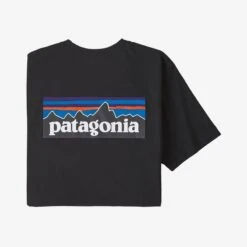 Patagonia Men's P- 6 Logo Responsibili- Tee -Ski Outlet Shop 13739 BLK l