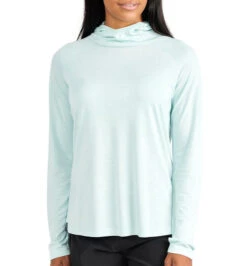 Free Fly Women's Bamboo Weekender Hoody 2 Free Fly Women's Bamboo Weekender Hoody -Ski Outlet Shop 13824 GLACIER l