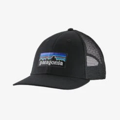 Patagonia Men's P- 6 Logo Lopro Trucker Hat 2 Patagonia Men's P- 6 Logo Lopro Trucker Hat -Ski Outlet Shop 13912 BLK l