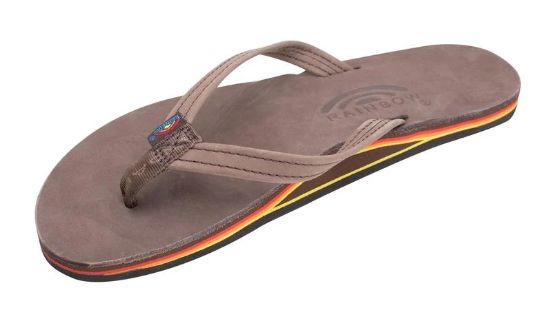 Rainbow Women's Single Layer Premier Leather With Arch Support And A 1/2 " Narrow Strap Rainbow Women's Single Layer Premier Leather With Arch Support And A 1/2 " Narrow Strap -Ski Outlet Shop 16724 REDORANGEYELL l