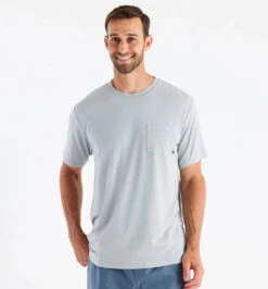 Free Fly Men's Bamboo Flex Pocket Tee