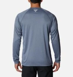 Columbia Men's Pfg Terminal Tackle Heather Long Sleeve Shirt -Ski Outlet Shop 1709421471 b