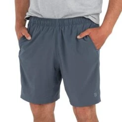 Free Fly Men's Breeze Short - 6 " -Ski Outlet Shop 17099 BLUEDUSKII l
