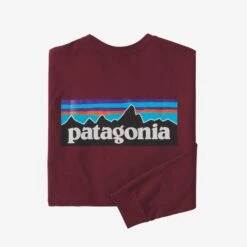 Patagonia Men's Long- Sleeved P- 6 Logo Responsibili- Tee -Ski Outlet Shop 17179 SEQR l