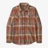 Patagonia Women's Long- Sleeved Organic Cotton Midweight Fjord Flannel Shirt