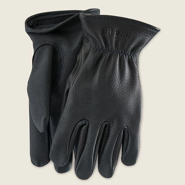 Red Wing Heritage Men's Lined Buckskin Leather Glove Red Wing Heritage Men's Lined Buckskin Leather Glove -Ski Outlet Shop 17404 BLACK l