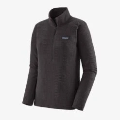 Patagonia Women's R1 Air Zip- Neck 4 Patagonia Women's R1 Air Zip- Neck -Ski Outlet Shop 17469 BLK l