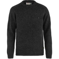 Fjallraven Men's Lada Round- Neck Sweater 2 Fjallraven Men's Lada Round- Neck Sweater -Ski Outlet Shop 17710 BLACK l