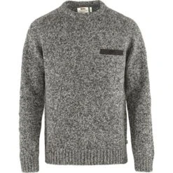Fjallraven Men's Lada Round- Neck Sweater 1 Fjallraven Men's Lada Round- Neck Sweater -Ski Outlet Shop 17710 GREY l