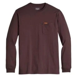 Pendleton Men's Deschutes Long- Sleeve Pocket Tee -Ski Outlet Shop 17748 CHOCOLATEBROWN l