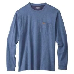 Pendleton Men's Deschutes Long- Sleeve Pocket Tee -Ski Outlet Shop 17748 NAVYBLUEHEATHER l