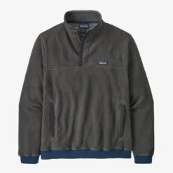 Patagonia Men's Shearling Fleece Button Pullover -Ski Outlet Shop 17923 XGRY l
