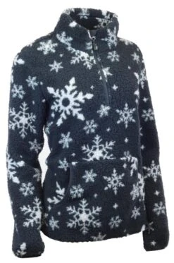 Neve Women's Snowflake Sherpa Half Zip