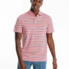Southern Tide Men's Brrr- Eeze Basin Stripe Performance Polo