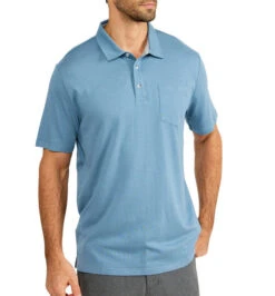 Free Fly Men's Bamboo Heritage Polo -Ski Outlet Shop 18190 BLUEFOG l