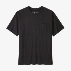 Patagonia Men's Cotton In Conversion Midweight Pocket Tee -Ski Outlet Shop 18201 BLK l