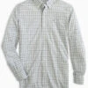 Southern Tide Men's Chatsworth Heather Check Button Down Shirt