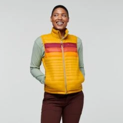 Cotopaxi Women's Fuego Down Vest -Ski Outlet Shop 18259 AMBERSTRIPES l