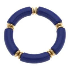 Canvas Lelani Resin Disc Stretch Bracelet
