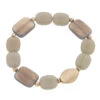 Canvas Aerin Beaded Stretch Bracelet In Grey