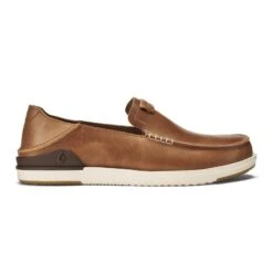 Olukai Men's Kakaha Leather Slip- On Shoes