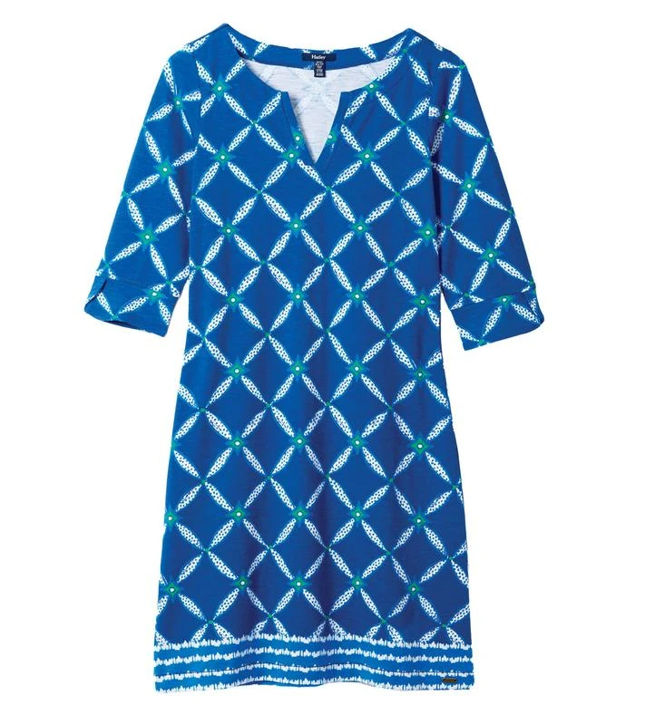 Hatley Women's Lucy Dress - Diamond Ikat (Long) Hatley Women's Lucy Dress - Diamond Ikat (Long) -Ski Outlet Shop 18431 BLUEQUARTZ l