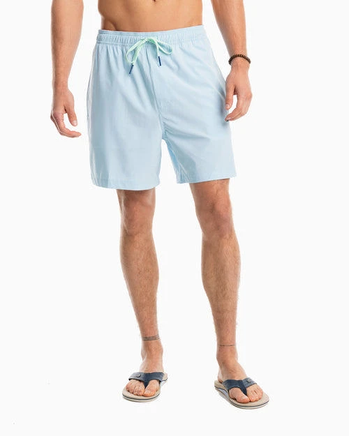 Southern Tide Men's Solid Swim Trunk Southern Tide Men's Solid Swim Trunk -Ski Outlet Shop 18561 AQUAMARINE l