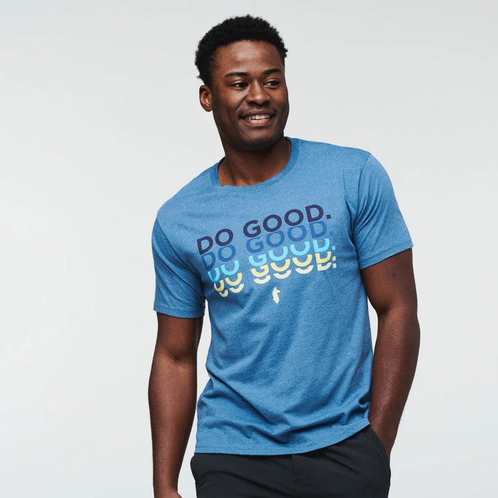 Cotopaxi Men's Do Good Repeat T- Shirt Cotopaxi Men's Do Good Repeat T- Shirt -Ski Outlet Shop 18613 DENIM l