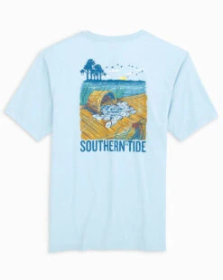 Southern Tide Men's Oysters On The Dock T- Shirt
