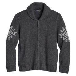 Pendleton Men's Chief Joseph Shetland Zip Cardigan