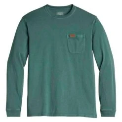 Pendleton Men's Long- Sleeve Deschutes Pocket Tee -Ski Outlet Shop 18826 PINEGREEN l