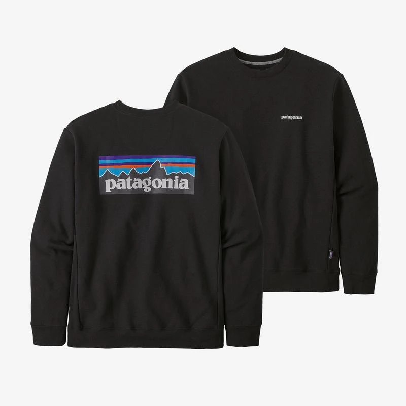 Patagonia Men's P- 6 Logo Uprisal Crew Sweatshirt Patagonia Men's P- 6 Logo Uprisal Crew Sweatshirt -Ski Outlet Shop 18865 BLK l