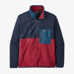 Patagonia Men's Microdini 1/2- Zip Fleece Pullover -Ski Outlet Shop 18867 WAX l