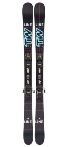 2023 Line Wallisch Shorty Jr Skis With Fdt 7 Bindings