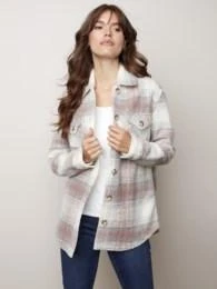 Charlie B Women's Boiled Wool Shirt Jacket