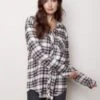 Charlie B Women's Viscose Plaid Shirt