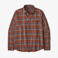 Patagonia Men's Long- Sleeved Cotton In Conversion Fjord Flannel Shirt