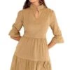 Gretchen Scott Ultra Suede Teardrop Dress