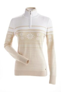 Nils Women's Deer Valley Metallic Sweater