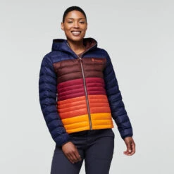 Cotopaxi Women's Fuego Down Hooded Jacket Colorblock