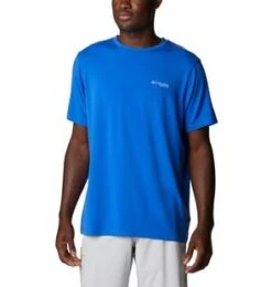 Columbia Men's Pfg Triangle Fill Tech Tee Short Sleeve -Ski Outlet Shop 1992961 409 f presetHigh Res20JPEG2030020DPI