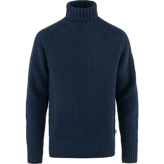 Fjallraven Men's Ovik Roller Neck Sweater Fjallraven Men's Ovik Roller Neck Sweater -Ski Outlet Shop 19937 DARKNAVY l