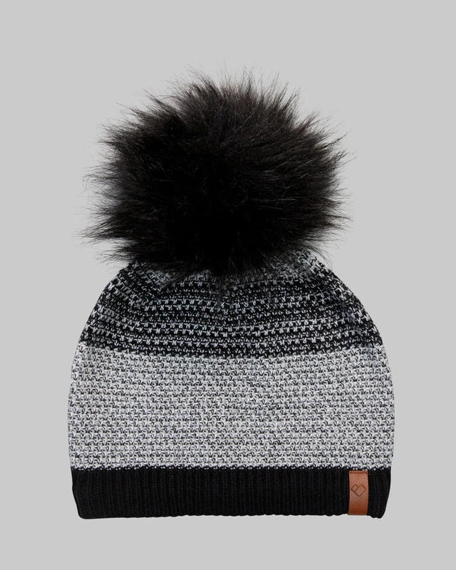 Obermeyer Girl's Tampa Ff Pom Beanie Obermeyer Girl's Tampa Ff Pom Beanie -Ski Outlet Shop 20325 BLACK l