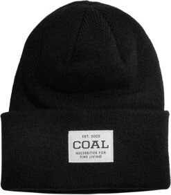 Coal Uniform Acyrlic Knit Cuff Beanie 4 Coal Uniform Acyrlic Knit Cuff Beanie -Ski Outlet Shop 20364 BLACK l