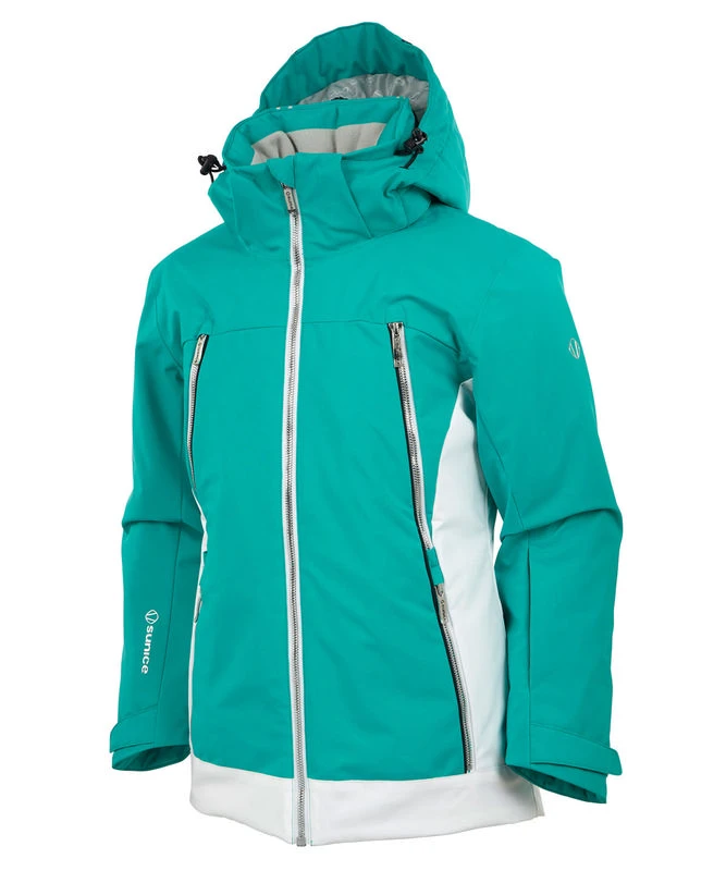 Sunice Girls ' Kylie Jacket Sunice Girls ' Kylie Jacket -Ski Outlet Shop 20385 TROPICALGREENWHITE l