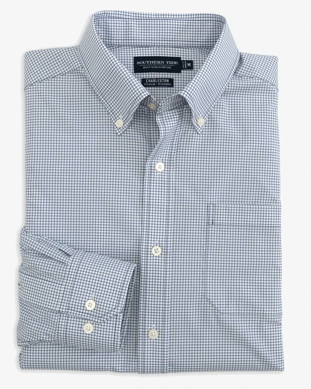 Southern Tide Men's Rosemont Brrr Intercoastal Performance Sport Shirt Southern Tide Men's Rosemont Brrr Intercoastal Performance Sport Shirt -Ski Outlet Shop 20428 SEVENSEASBLUE l