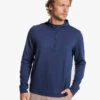 Southern Tide Men's Scuttle Heather Performance Quarter Zip Hoodie