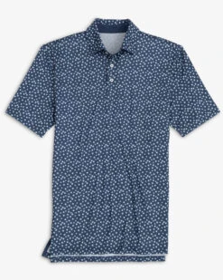 Southern Tide Men's Driver Poppin Poppies Performance Polo Shirt