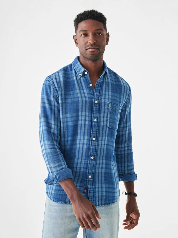 Faherty Men's The Tony Doublecloth Shirt Faherty Men's The Tony Doublecloth Shirt -Ski Outlet Shop 20526 INDIGOMIST l
