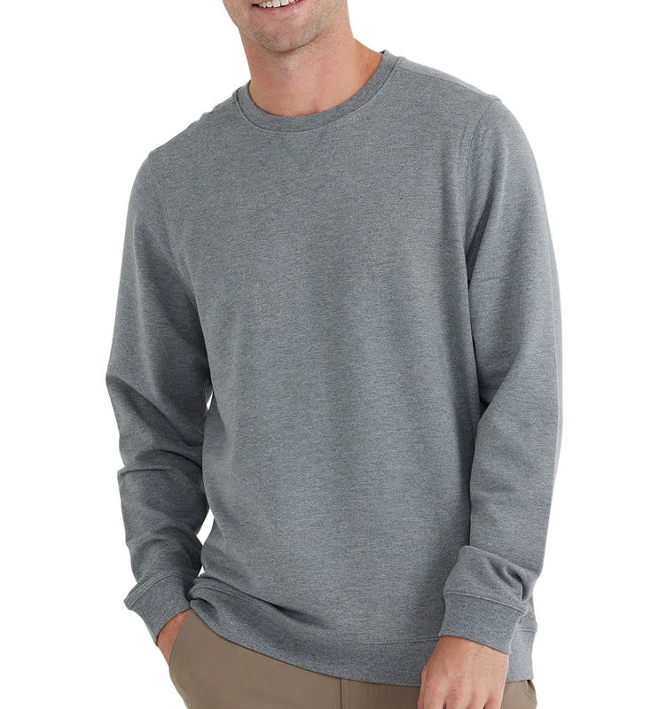 Free Fly Men's Bamboo Heritage Fleece Crew Free Fly Men's Bamboo Heritage Fleece Crew -Ski Outlet Shop 20591 HEATHERGRAPHITE l